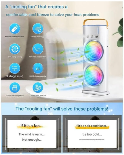 DOUBLE ENDED SPRAY FAN COLD AIR