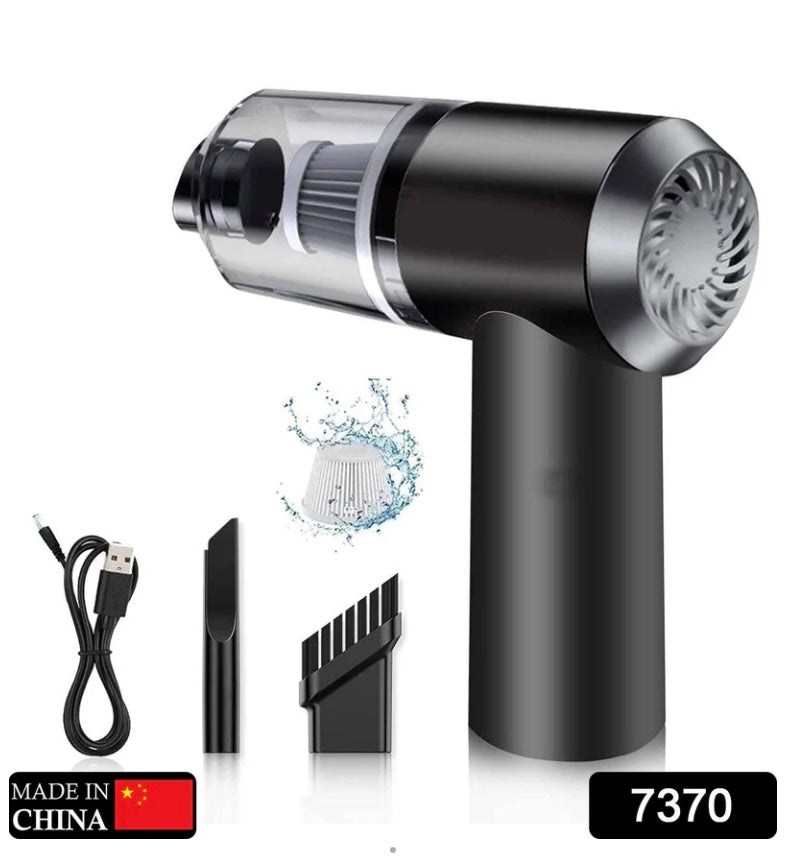 2 in 1 Wireless Vacuum Cleaner – 120W Handheld USB Rechargeable for Home & Car (1 Pc)