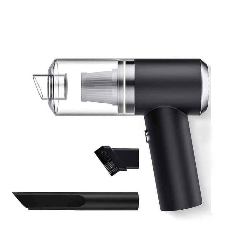 2 in 1 Wireless Vacuum Cleaner – 120W Handheld USB Rechargeable for Home & Car (1 Pc)