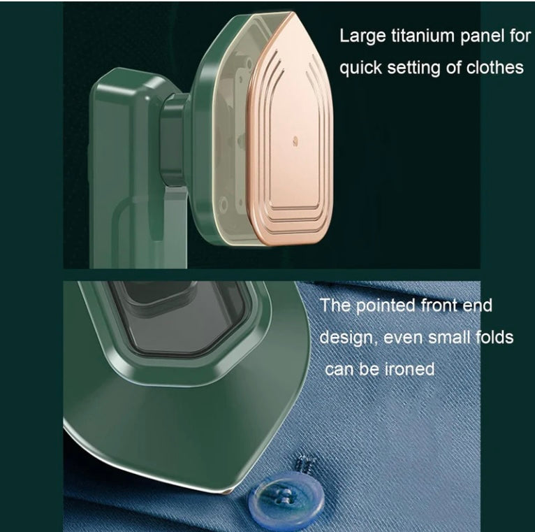 Mini Steam Iron Handheld Garment Steamer For Clothes - Portable Travel Household Ironing Machine Fast Heat Up Powerful Steam Compact Design For Travel And Home Quilting Sewing Iron Useful Gifts For Family Members Friends Birthday (1 Pc)