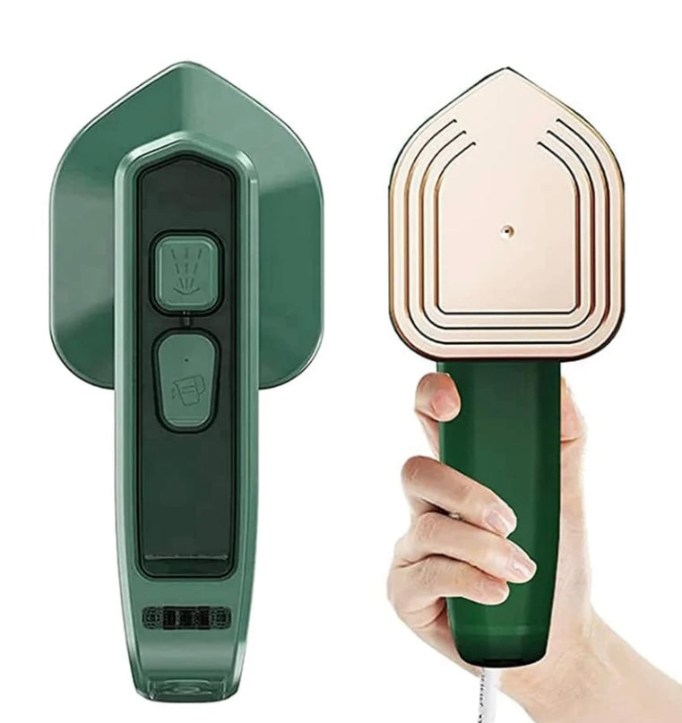 Mini Steam Iron Handheld Garment Steamer For Clothes - Portable Travel Household Ironing Machine Fast Heat Up Powerful Steam Compact Design For Travel And Home Quilting Sewing Iron Useful Gifts For Family Members Friends Birthday (1 Pc)